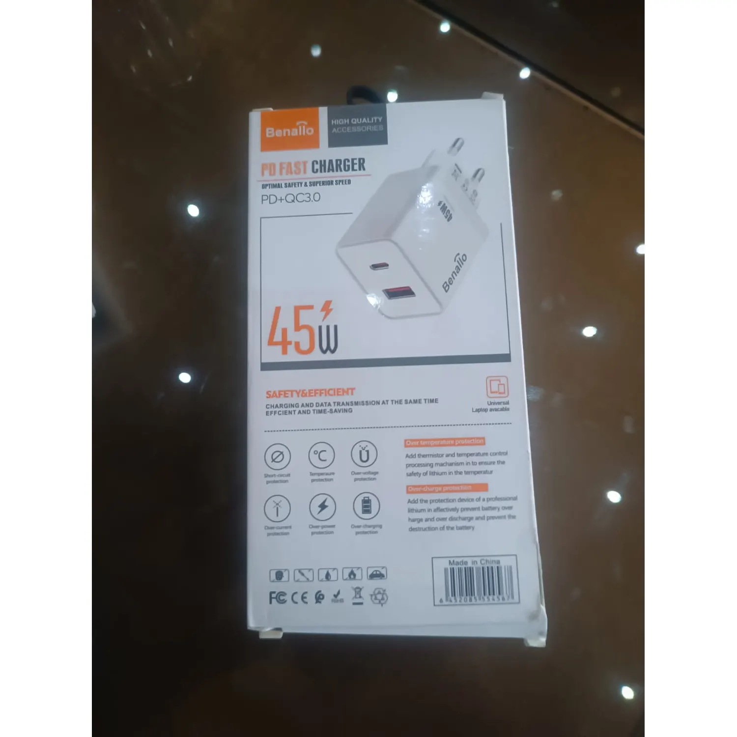 Foning BE-04 — Chargeur Rapide 45W — Neuf au Maroc