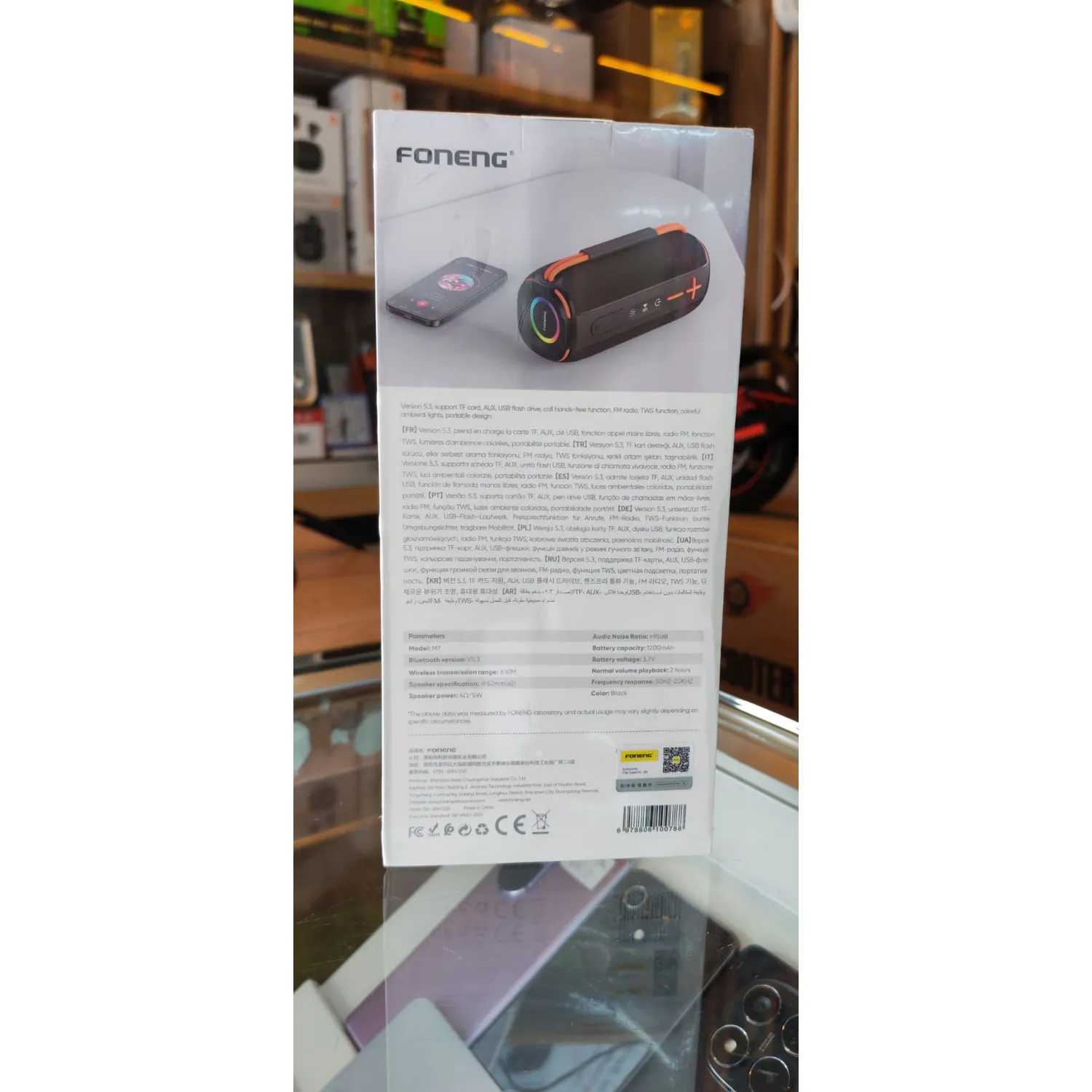 Foning M7 — Enceinte Bluetooth Portable — Neuf au Maroc