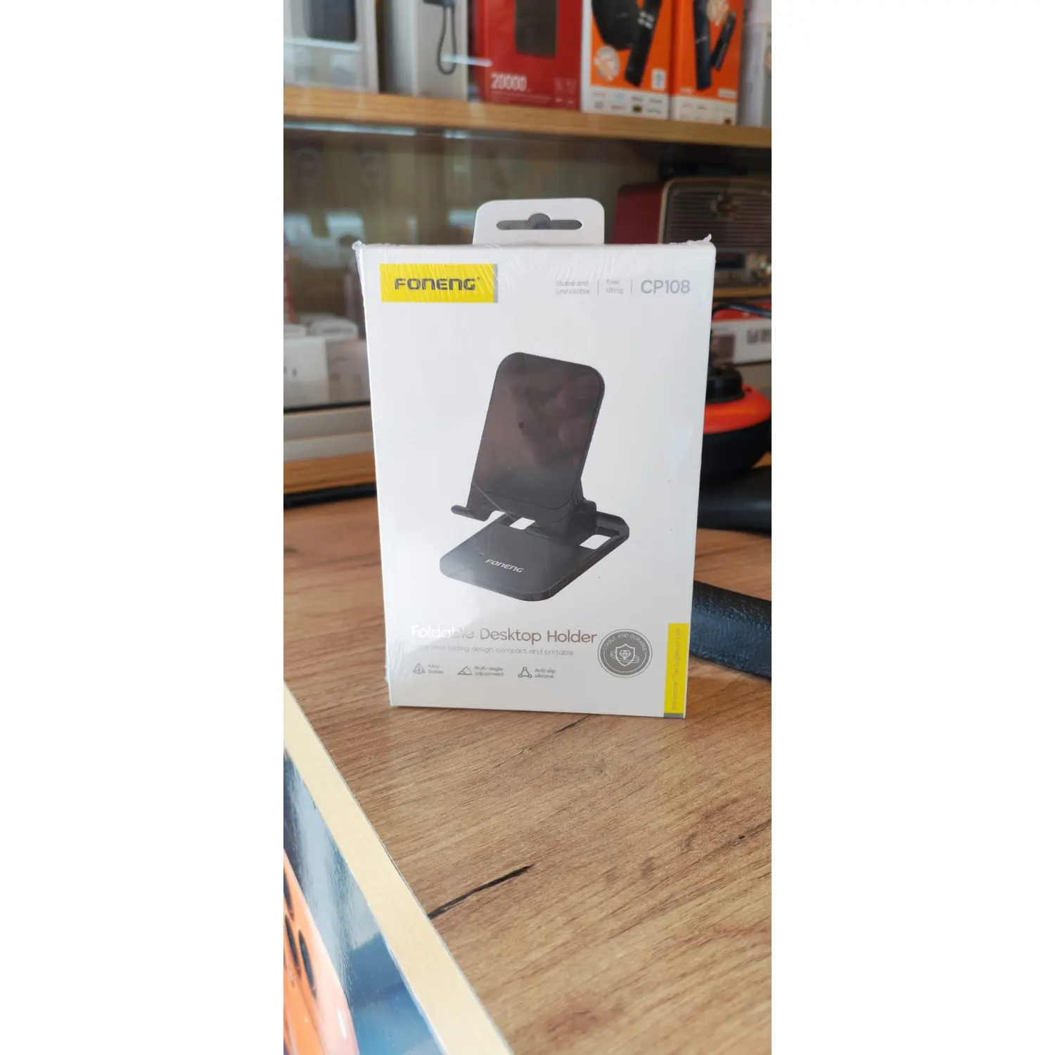 Foning Support Téléphone Pliable de Bureau CP108 — Neuf au Maroc, meilleur prix | Maroc Phone — photo 2