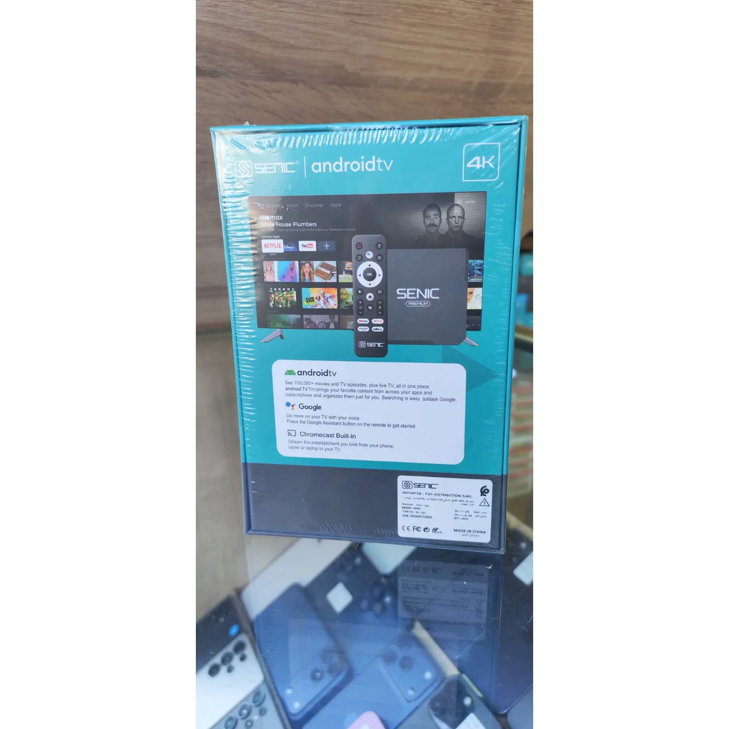Senic SC-301 Box Android TV 4K + Abonnement 12 Mois — Neuf au Maroc, meilleur prix | Maroc Phone — photo 2
