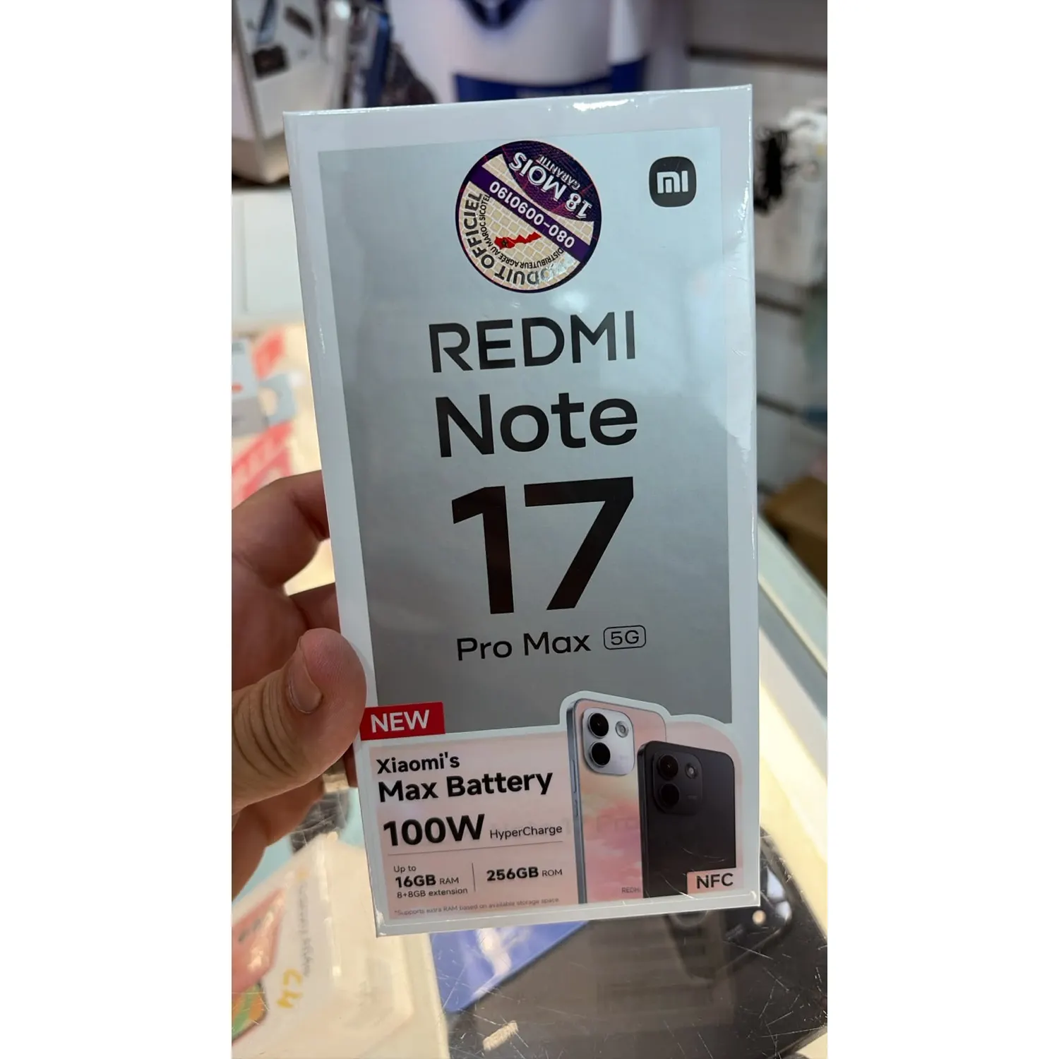 Xiaomi Redmi Note 17 Pro Max 5G 256 Go 8 Go RAM — Neuf au Maroc